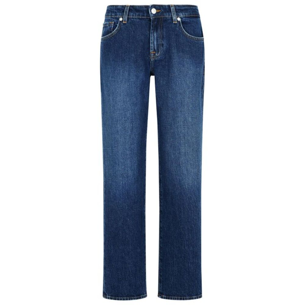 7 For All Mankind 'Calie' Navy Cotton Jeans Women